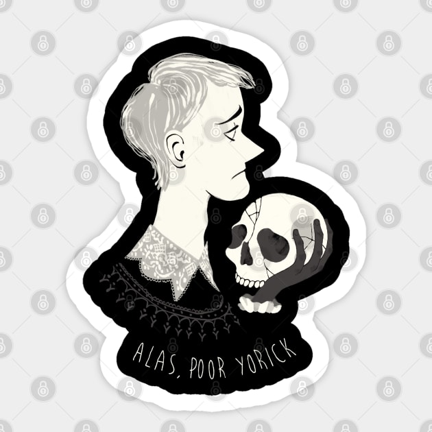 Hamlet Sticker by FabioMancini